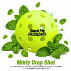 Minty Drop Shot | 3 scented pickleballs