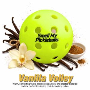 Vanilla Volley | 3 scented pickleballs